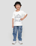 Little M Bdr Outline Animal Lets Go Kaos Anak Laki-laki