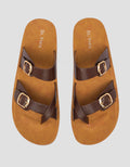 ST. YVES SANDAL FLIP FLOP DOUBLE BUCKLE FQ12 WANITA