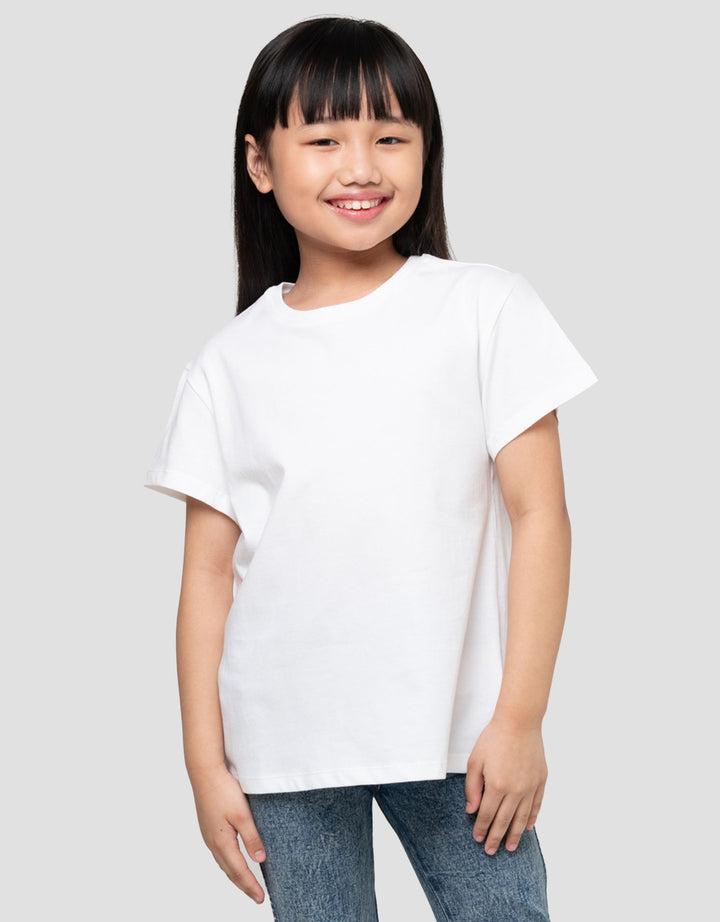 Suko Basic Kerah Bulat Kaos Anak Perempuan