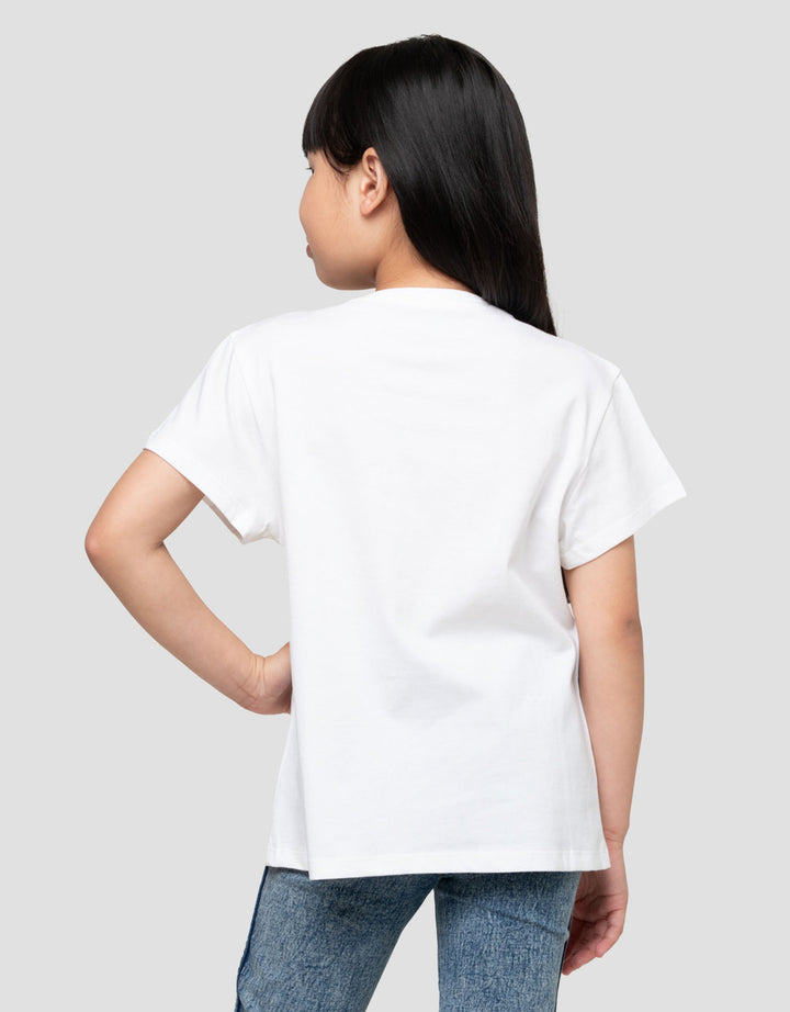 Suko Basic Kerah Bulat Kaos Anak Perempuan