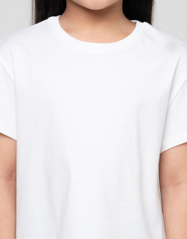 Suko Basic Kerah Bulat Kaos Anak Perempuan