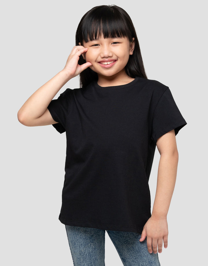 Suko Basic Kerah Bulat Kaos Anak Perempuan