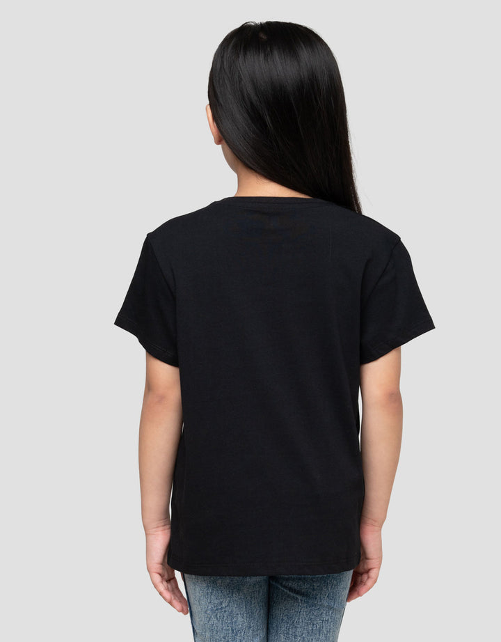 Suko Basic Kerah Bulat Kaos Anak Perempuan