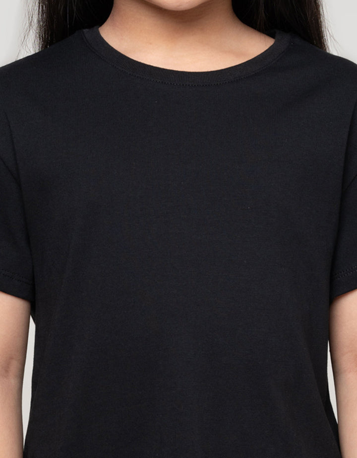 Suko Basic Kerah Bulat Kaos Anak Perempuan