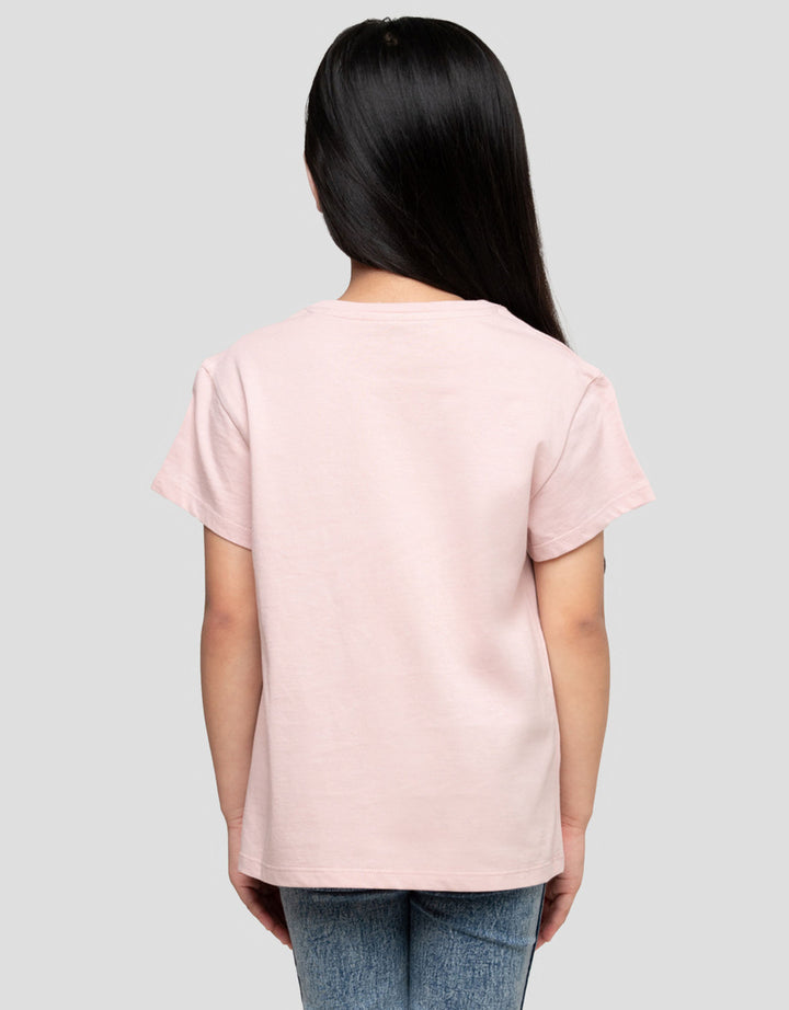 Suko Basic Kerah Bulat Kaos Anak Perempuan