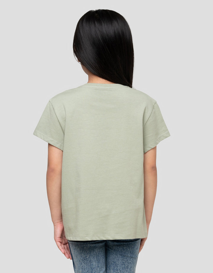 Suko Basic Kerah Bulat Kaos Anak Perempuan