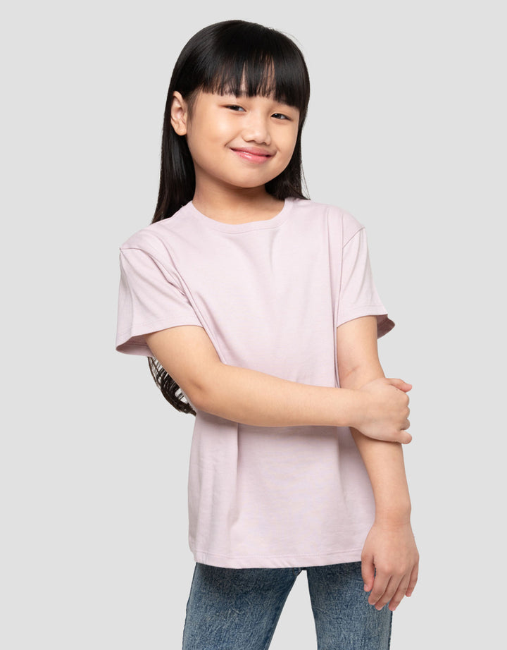 Suko Basic Kerah Bulat Kaos Anak Perempuan