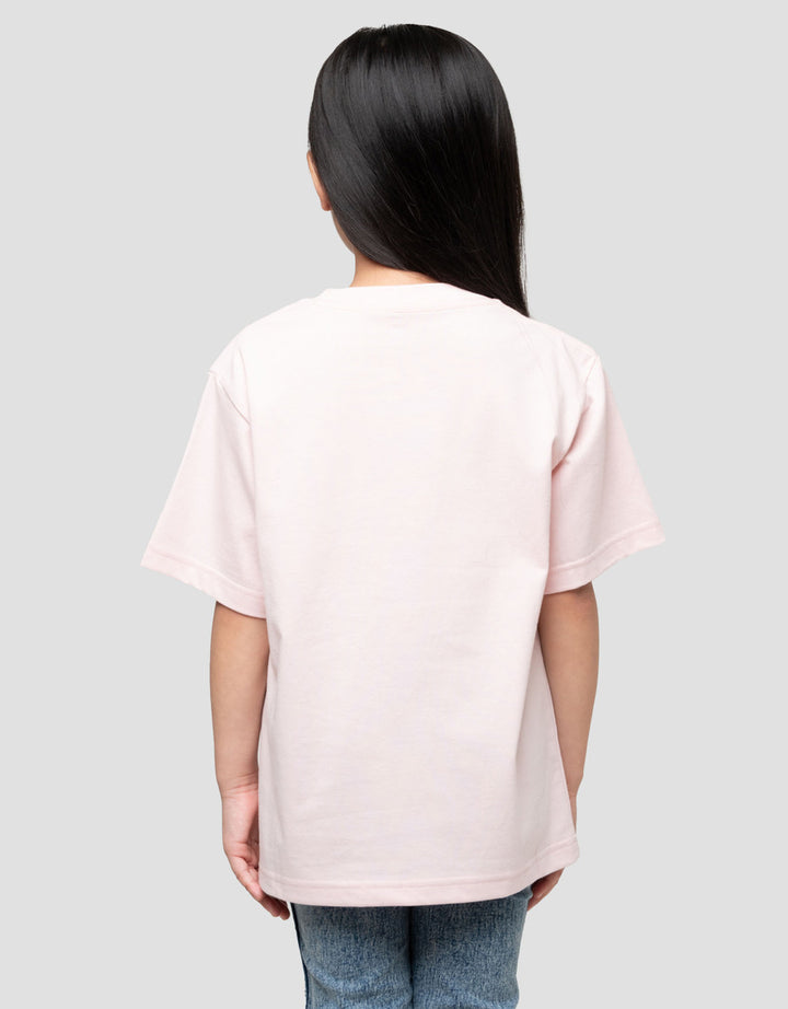 Suko Graphic Kerah Bulat Kaos Anak Perempuan