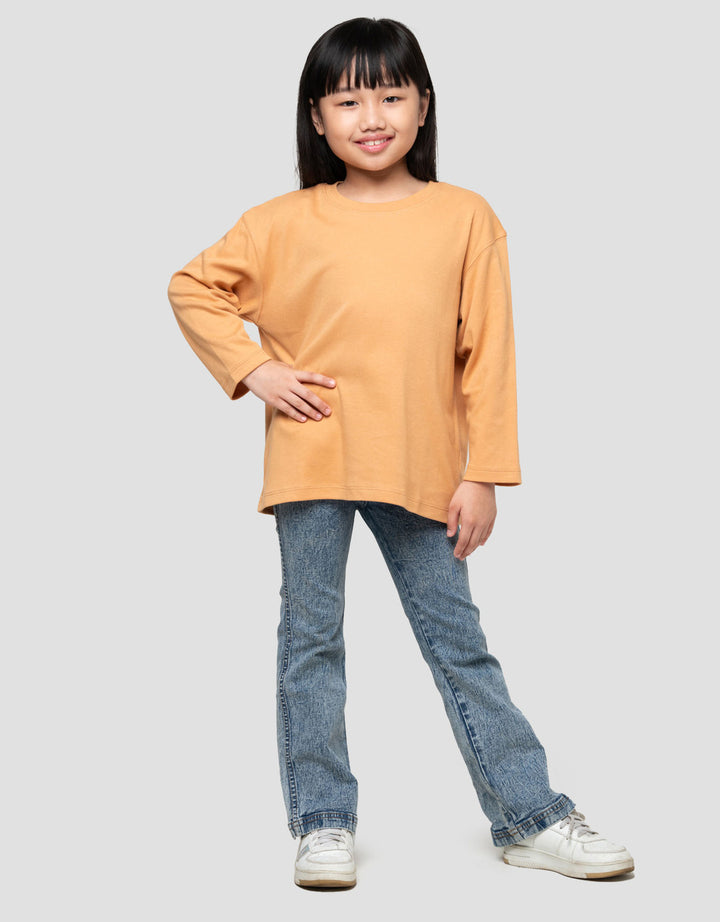 Suko Soft Touch Kerah Bulat Kaos Anak Perempuan