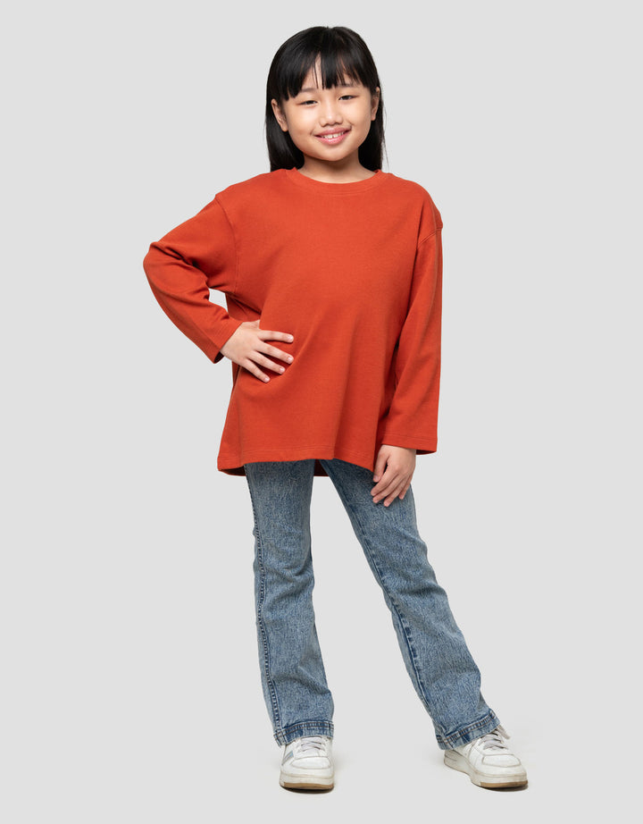 Suko Soft Touch Kerah Bulat Kaos Anak Perempuan