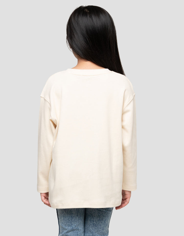 Suko Graphic Sweater Anak Perempuan