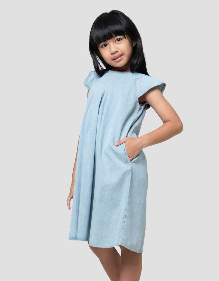 Suko Lengan Pendek Dress Anak Perempuan