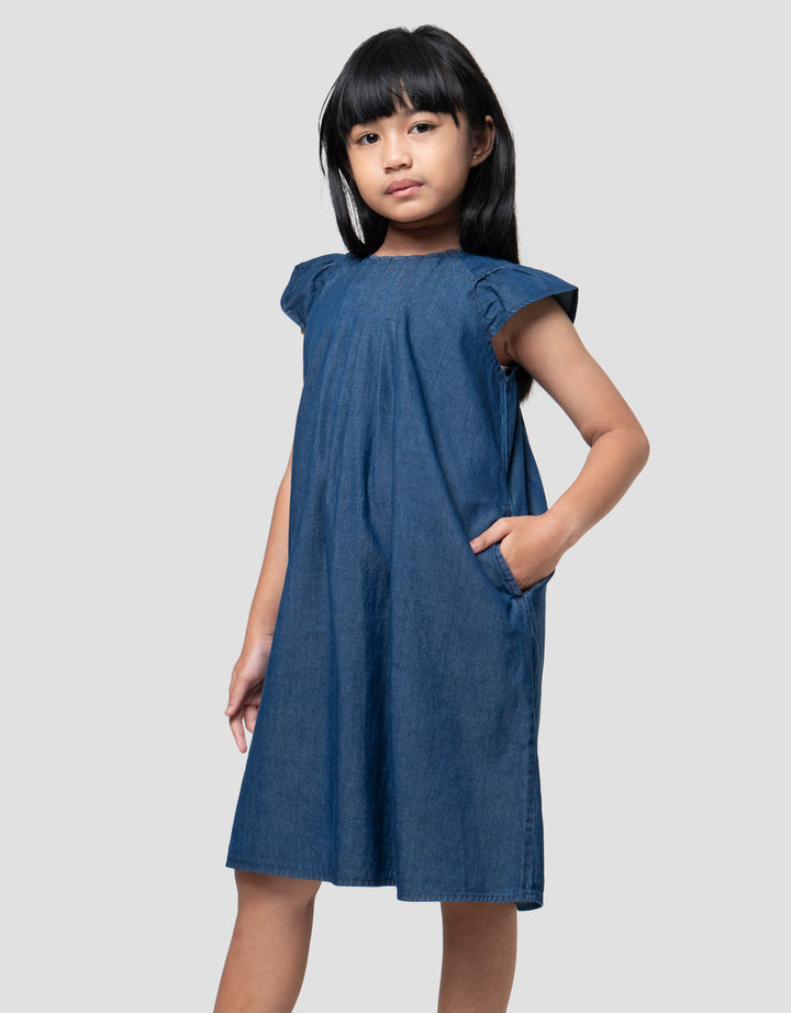 Suko Lengan Pendek Dress Anak Perempuan