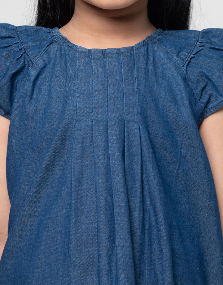 Suko Lengan Pendek Dress Anak Perempuan