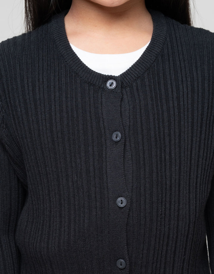 Suko Lengan Panjang Jaket Cardigan Anak Perempuan