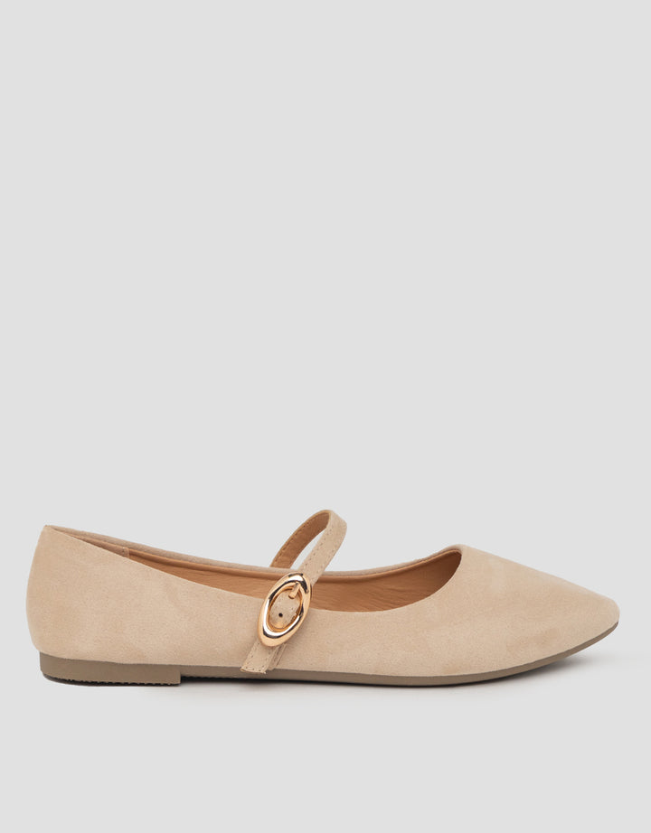 SAINT YVES BALLERINA SEPATU FLAT YQH18 WANITA