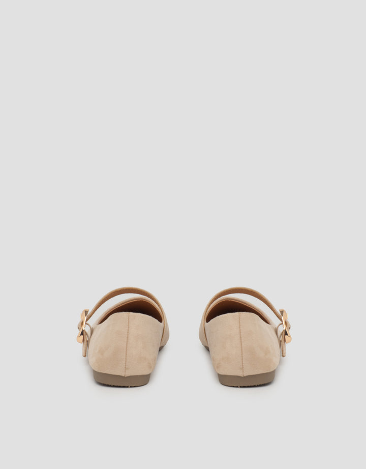 SAINT YVES BALLERINA SEPATU FLAT YQH18 WANITA