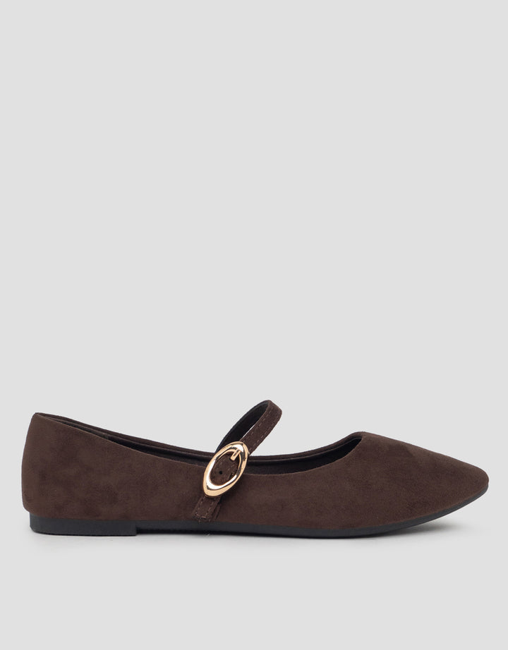 SAINT YVES BALLERINA SEPATU FLAT YQH18 WANITA