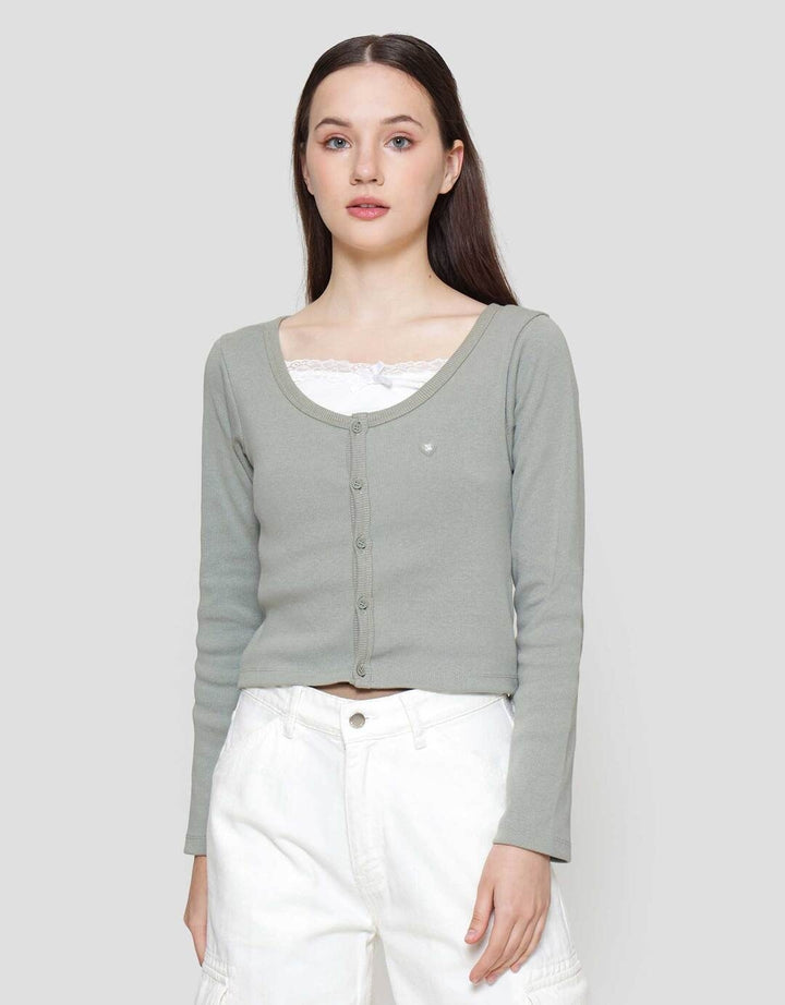 Nevada Rib Double Layered Kaos Wanita