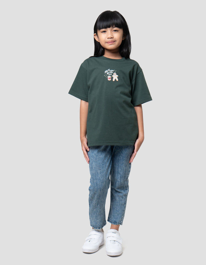 Suko Graphic Kerah Bulat Kaos Anak Perempuan