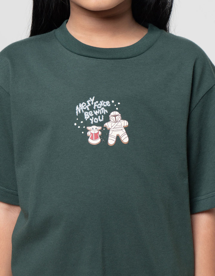 Suko Graphic Kerah Bulat Kaos Anak Perempuan