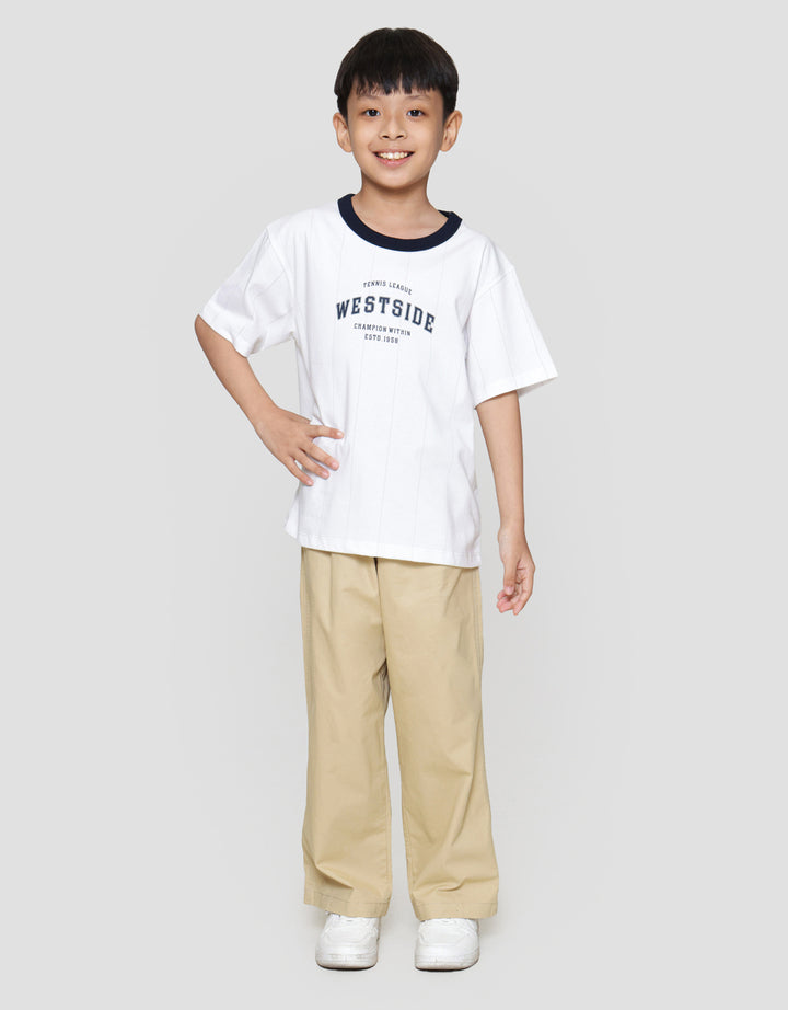 Suko Graphic Kerah Bulat Kaos Lengan Pendek Anak Laki-laki