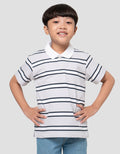 Suko Stripe Lengan Pendek Kaos Polo Anak Laki-laki