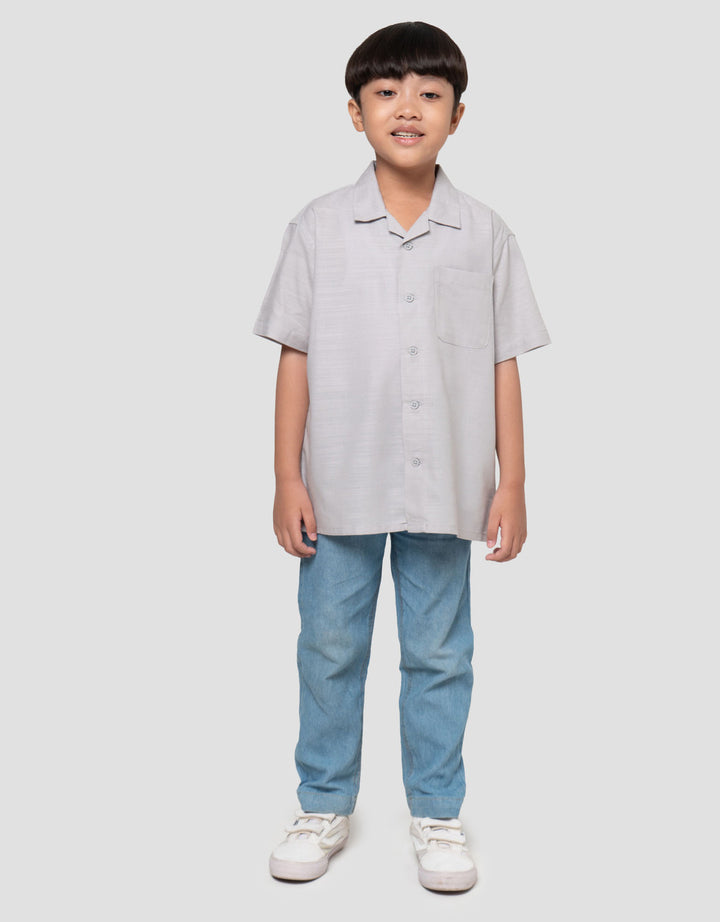 Suko Resort Lengan Pendek Kemeja Anak Laki-laki