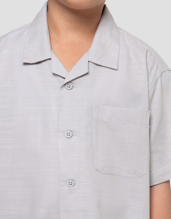 Suko Resort Lengan Pendek Kemeja Anak Laki-laki