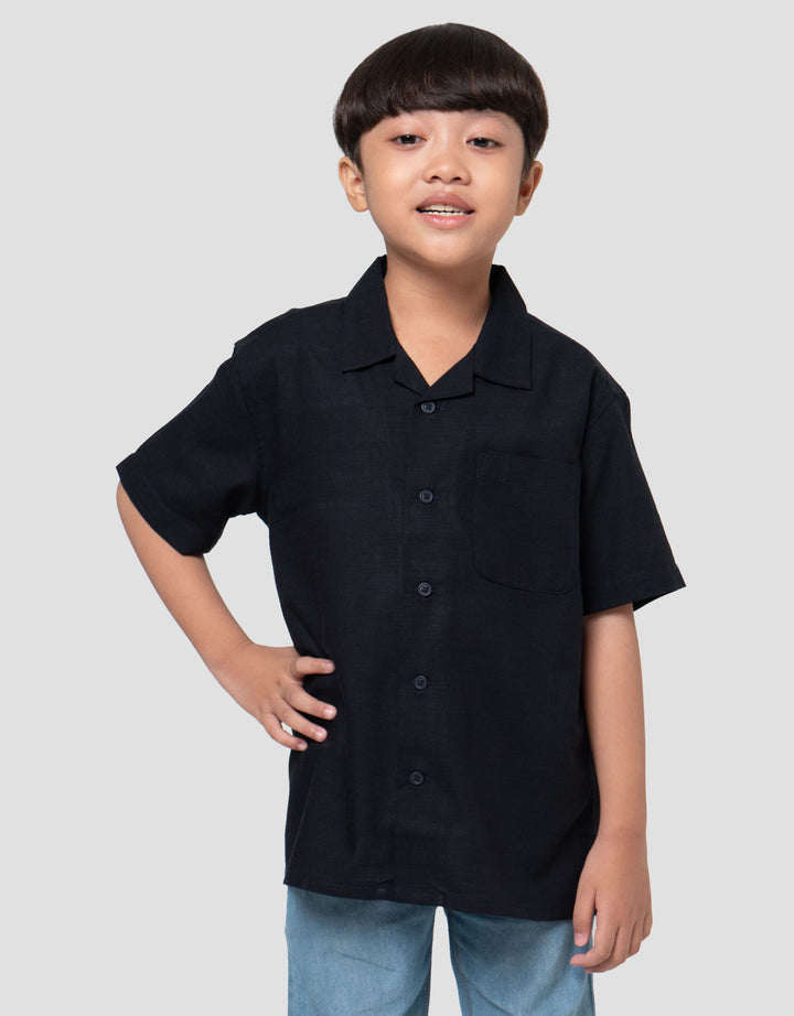 Suko Resort Lengan Pendek Kemeja Anak Laki-laki
