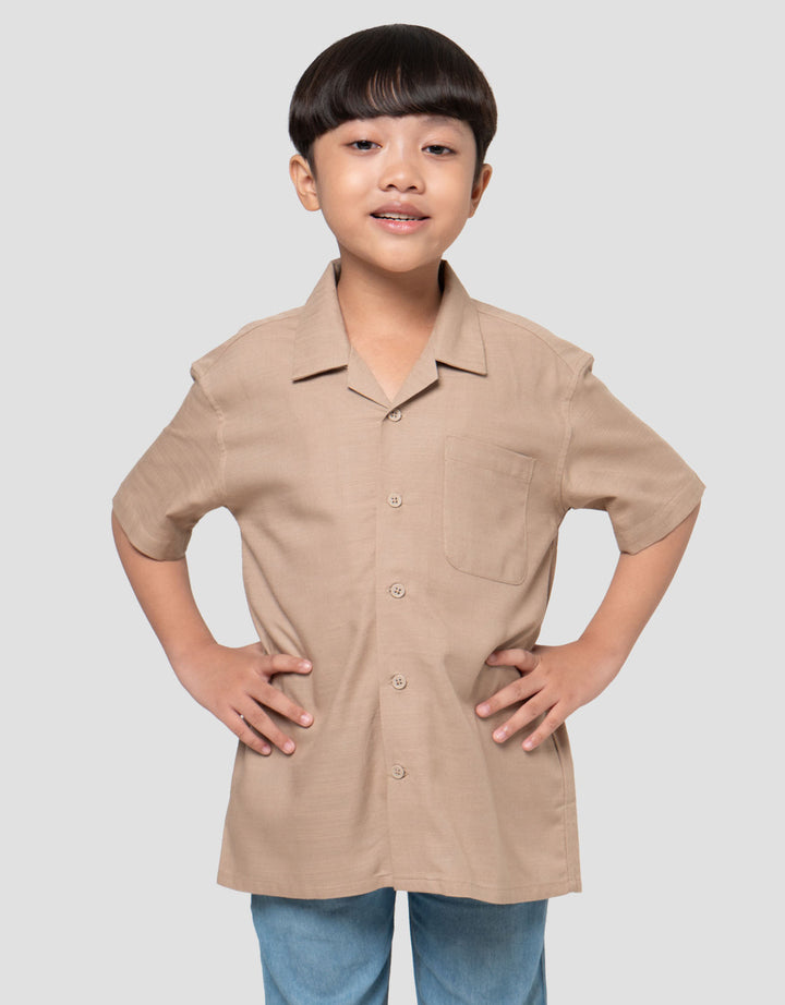 Suko Resort Lengan Pendek Kemeja Anak Laki-laki