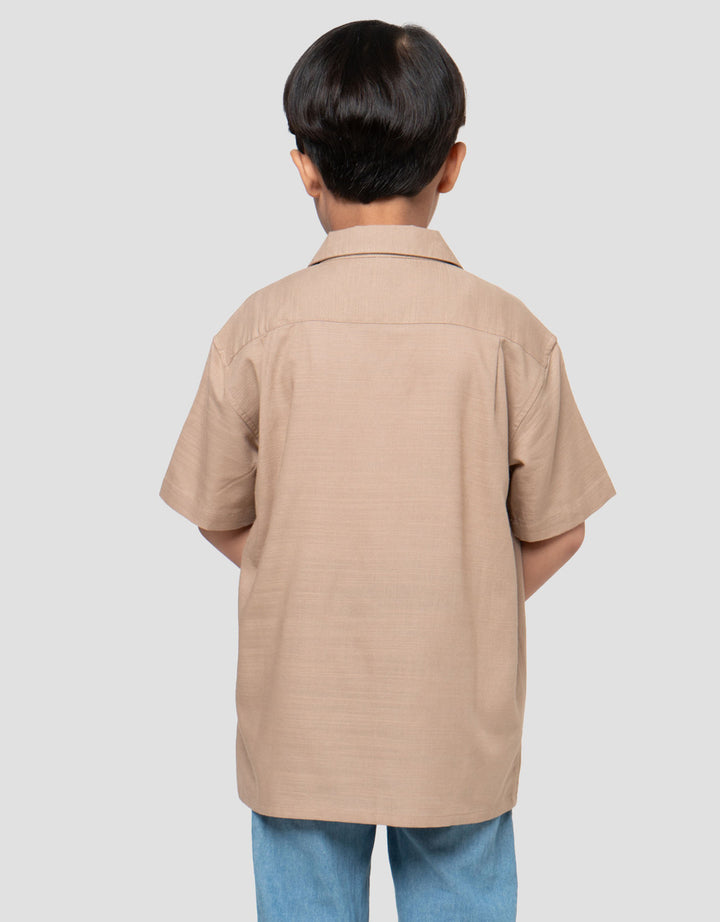 Suko Resort Lengan Pendek Kemeja Anak Laki-laki