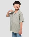 Suko Resort Lengan Pendek Kemeja Anak Laki-laki