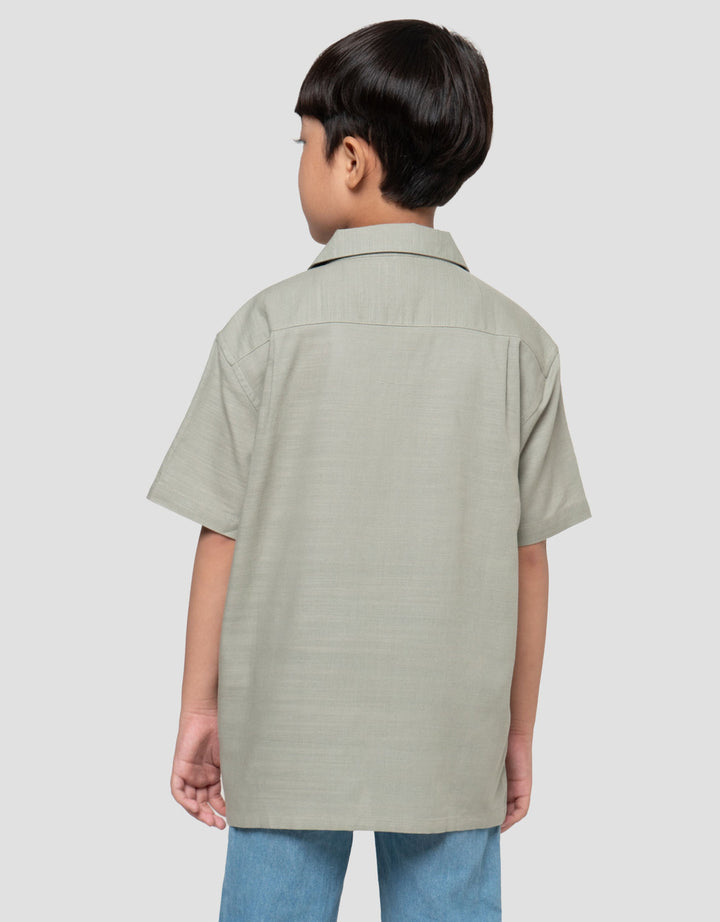 Suko Resort Lengan Pendek Kemeja Anak Laki-laki