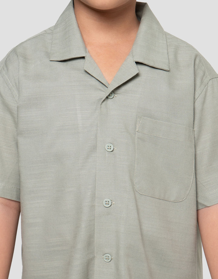 Suko Resort Lengan Pendek Kemeja Anak Laki-laki