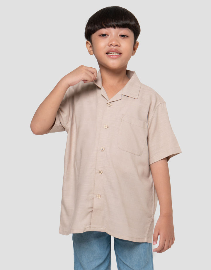 Suko Resort Lengan Pendek Kemeja Anak Laki-laki