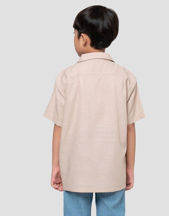 Suko Resort Lengan Pendek Kemeja Anak Laki-laki