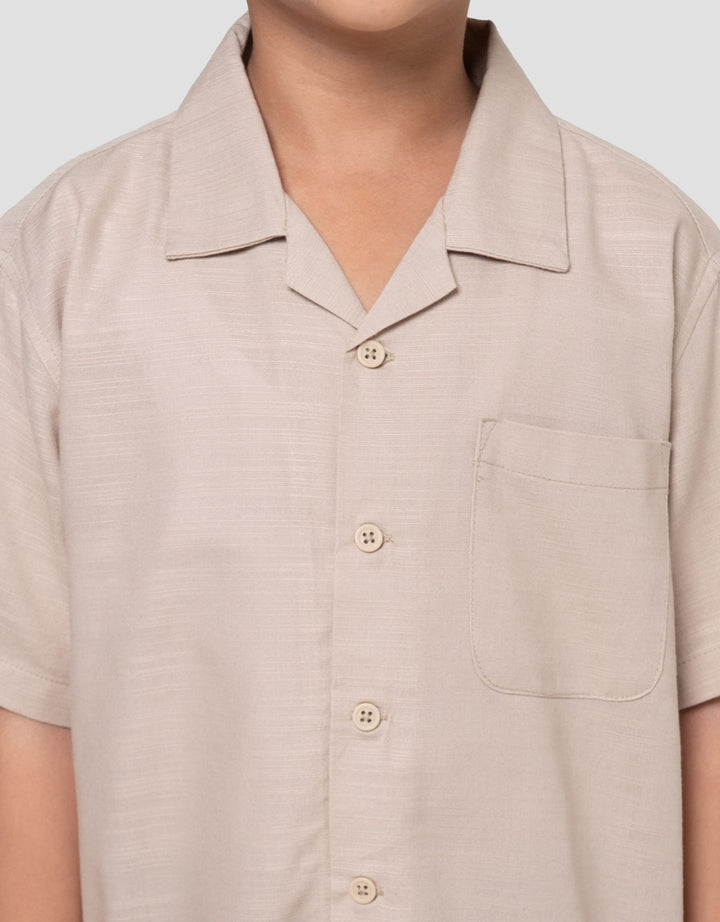 Suko Resort Lengan Pendek Kemeja Anak Laki-laki