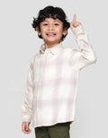 Suko Lengan Panjang Kemeja Flannel Anak Laki-laki