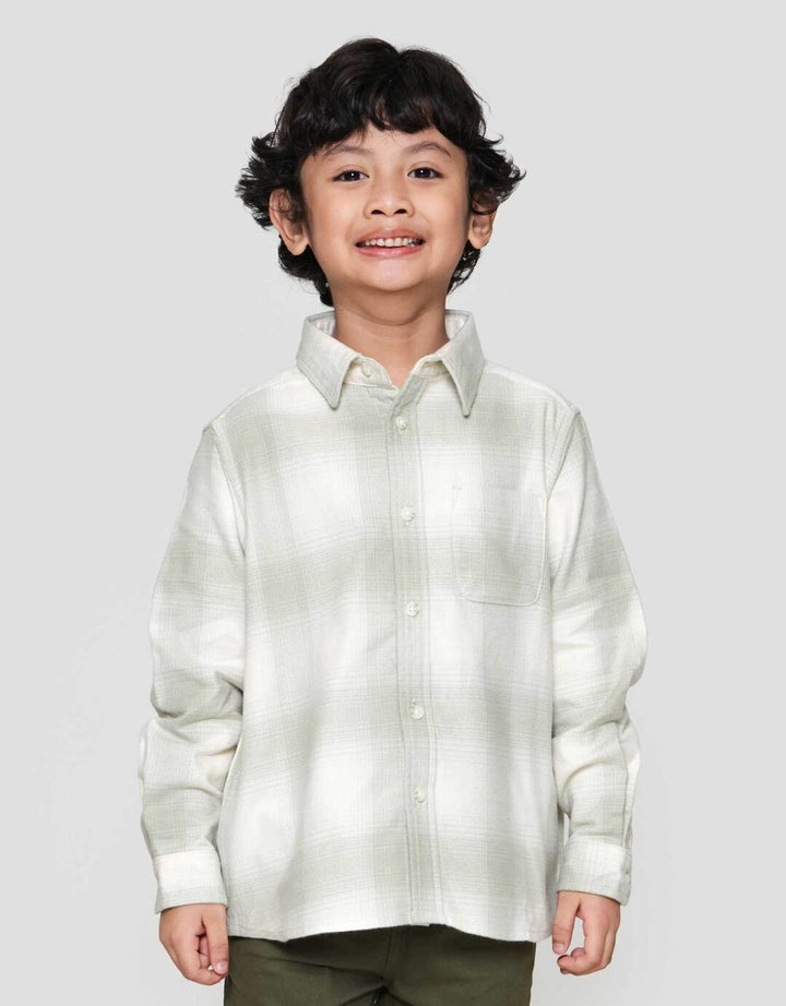 Suko Lengan Panjang Kemeja Flannel Anak Laki-laki