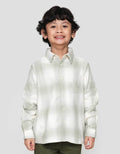 Suko Lengan Panjang Kemeja Flannel Anak Laki-laki