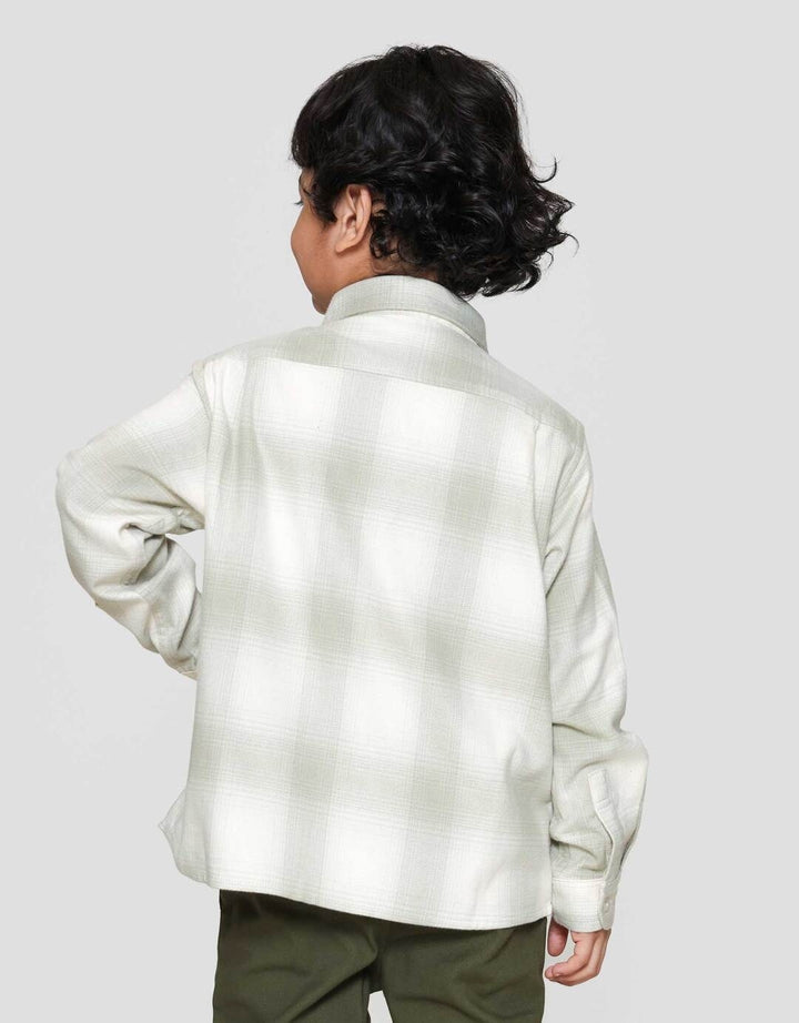 Suko Lengan Panjang Kemeja Flannel Anak Laki-laki