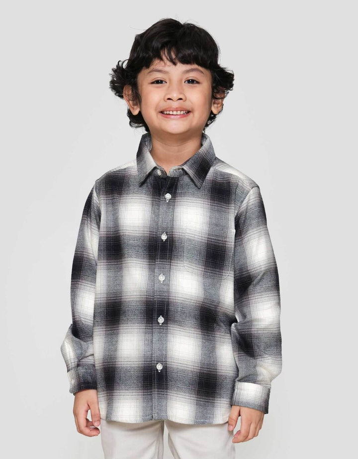SUKO LENGAN PANJANG KEMEJA FLANNEL ANAK LAKI-LAKI