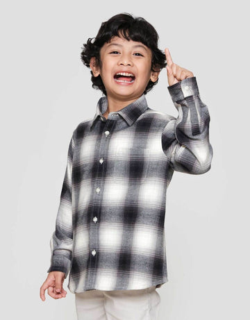 SUKO LENGAN PANJANG KEMEJA FLANNEL ANAK LAKI-LAKI