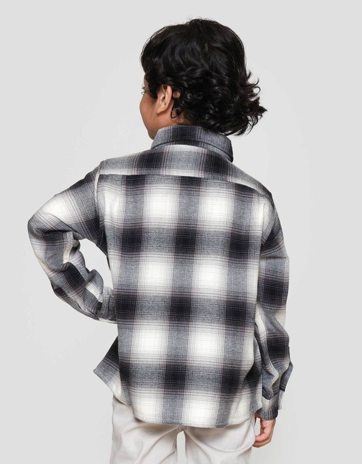 Suko Lengan Panjang Kemeja Flannel Anak Laki-laki