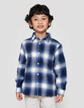 Suko Lengan Panjang Kemeja Flannel Anak Laki-laki