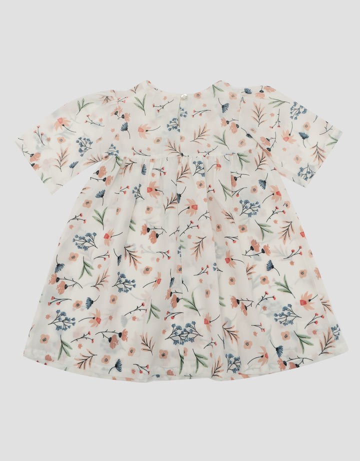 MxM Nevada Motif Floral Midi Dress Anak Perempuan