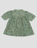 MxM Nevada Motif Floral Midi Dress Lengan Pendek Anak Perempuan