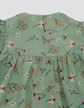 MxM Nevada Motif Floral Midi Dress Lengan Pendek Anak Perempuan