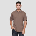 Nevada Jersey Solid With Woven Label Polo Pria